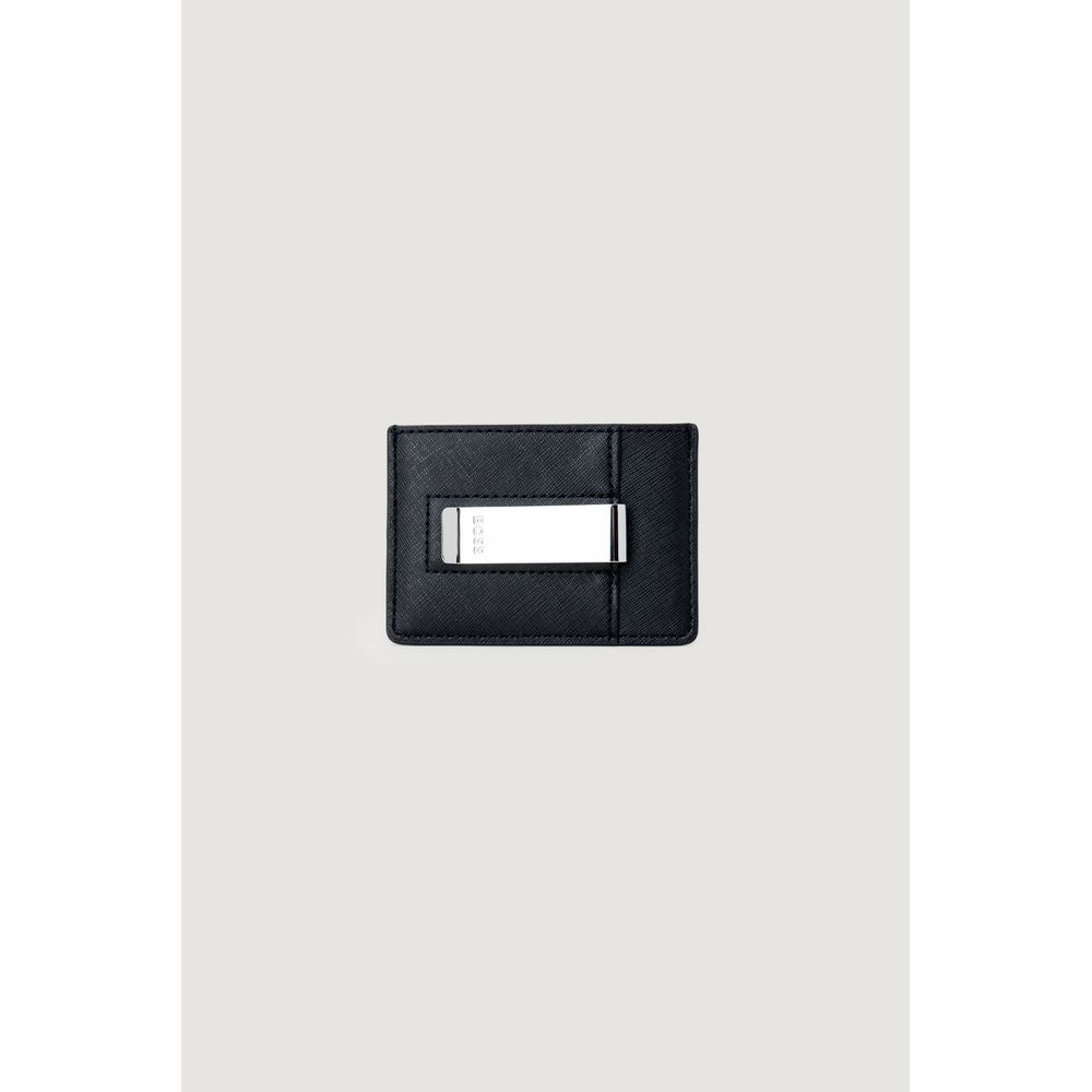 Porte-cartes en polyamide noir Hugo Boss