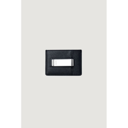 Porte-cartes en polyamide noir Hugo Boss
