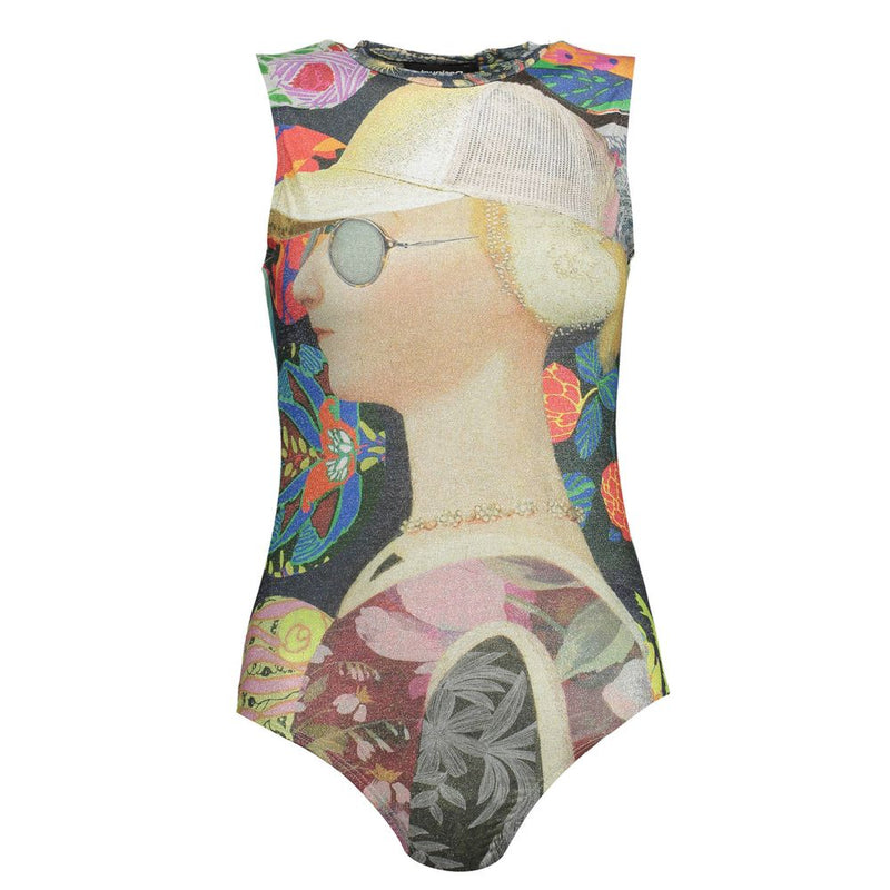 Desigual Green Polyester Bodysuit - Élégant et Confortable