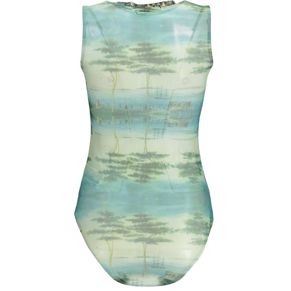 Desigual Green Polyester Bodysuit - Élégant et Confortable