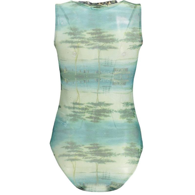 Desigual Green Polyester Bodysuit - Élégant et Confortable