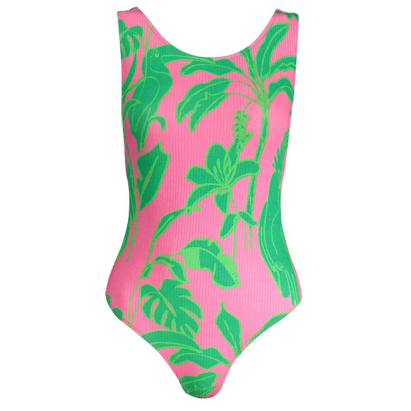 Desigual Pink Elastane Bodysuit - Élégance et Confort