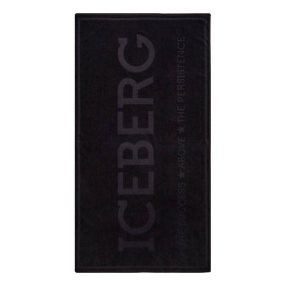 Iceberg Black Cotton Swimwear