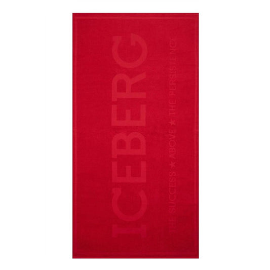 Iceberg Red Cotton Swimwear