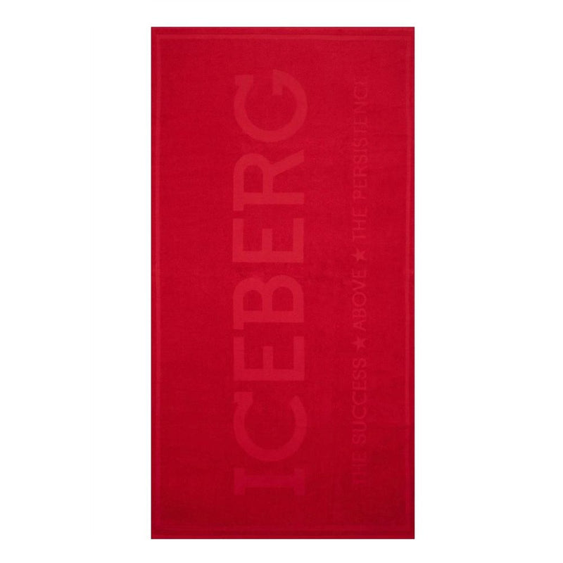 Iceberg Red Cotton Swimwear - Luxurious Beach Towel