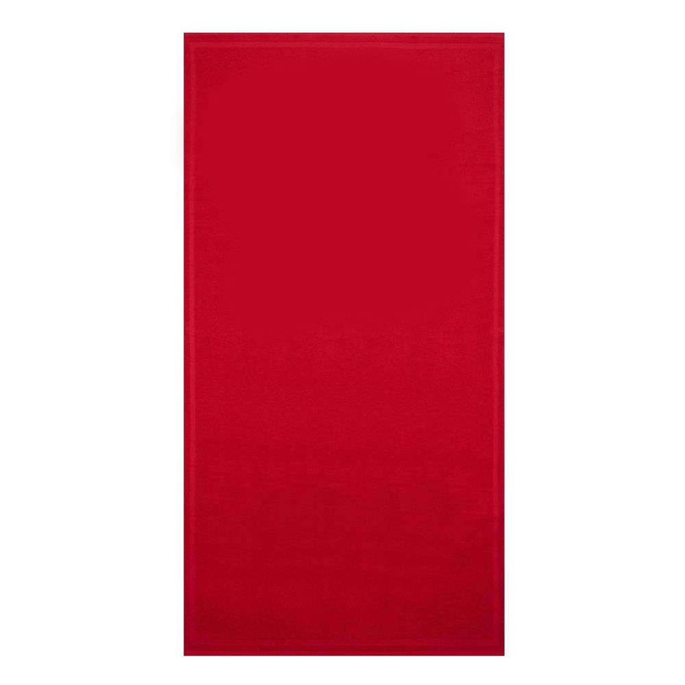 Iceberg Red Cotton Swimwear Towel - Luxurious Beach Essential