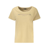 Freddy Beige Cotton Women T-Shirt - Confort et Élégance