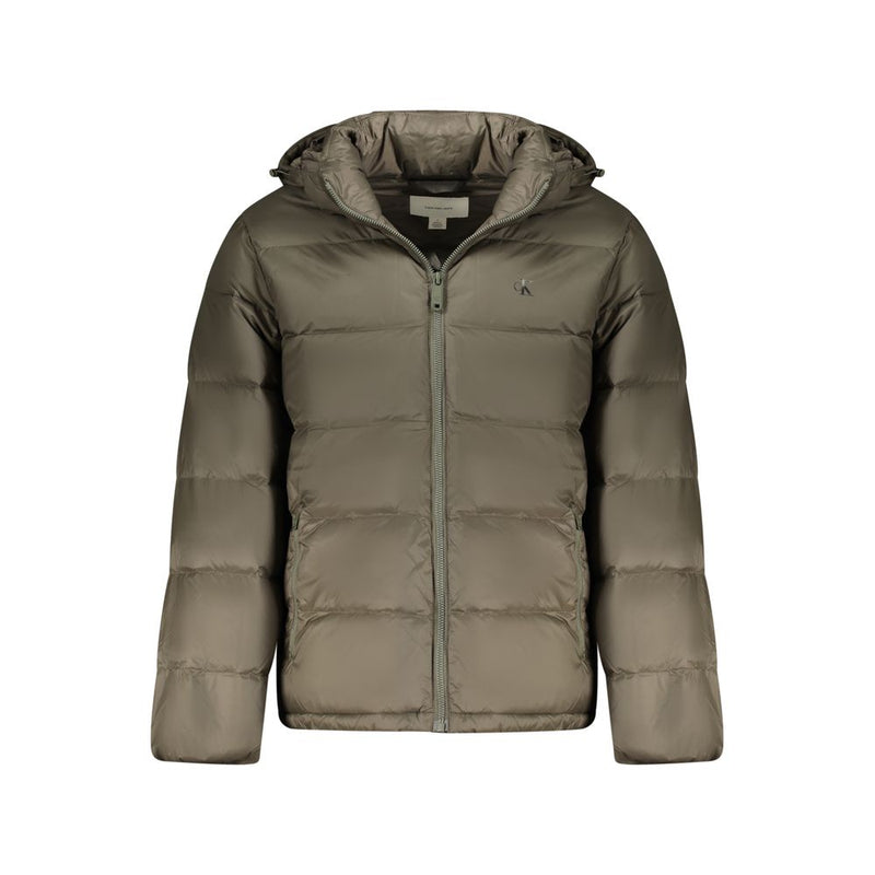 Calvin Klein Brown Polyamide Jackets & Coat