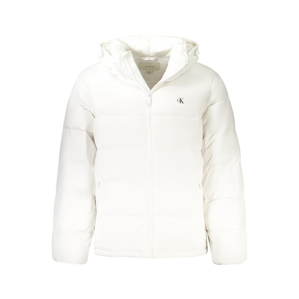 Vestes et manteaux en polyamide blanc de Calvin Klein