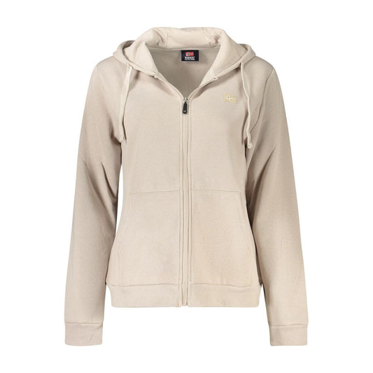 Sweat-shirt en coton beige Norvège 1963