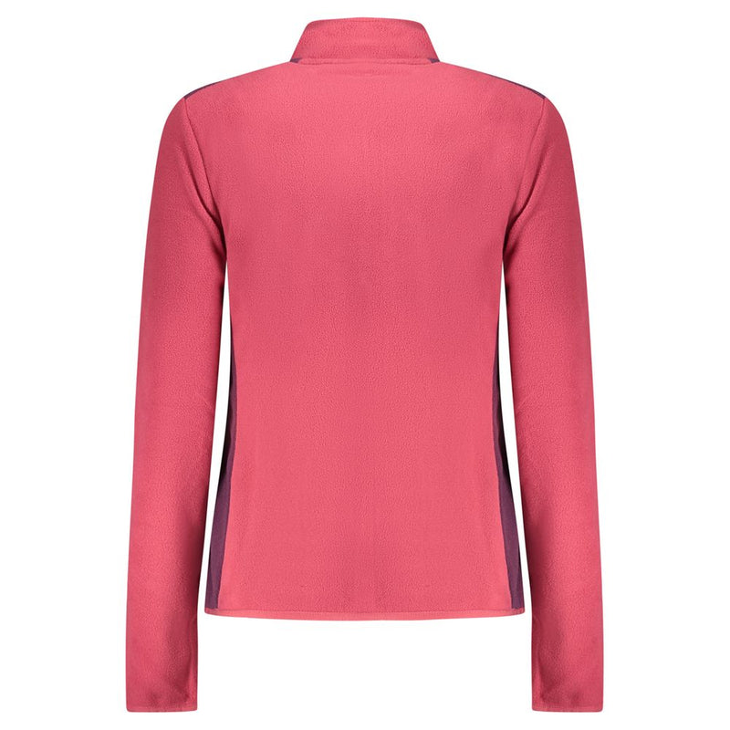 Norway 1963 Sweatshirt en Polyester Rose avec Zip et Logo