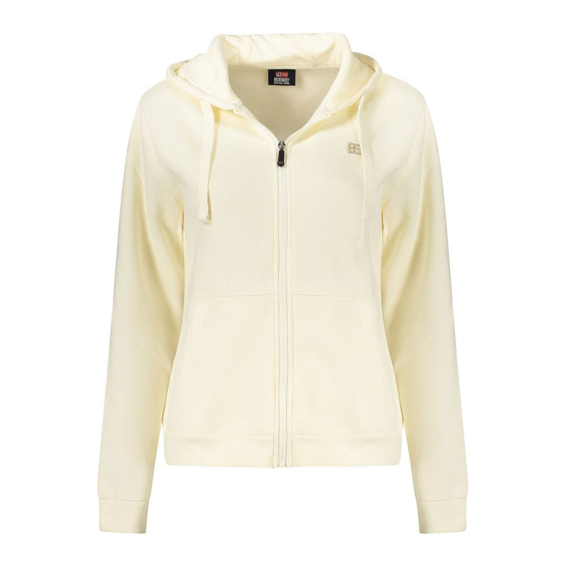 Norway 1963 Sweatshirt en Coton Blanc avec Logo - Confort Élégant