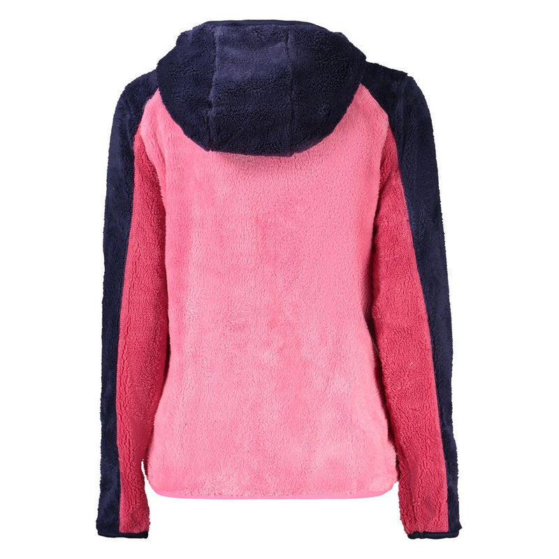 Norway 1963 Veste en Polyester Rose avec Capuche - Élégante et Pratique