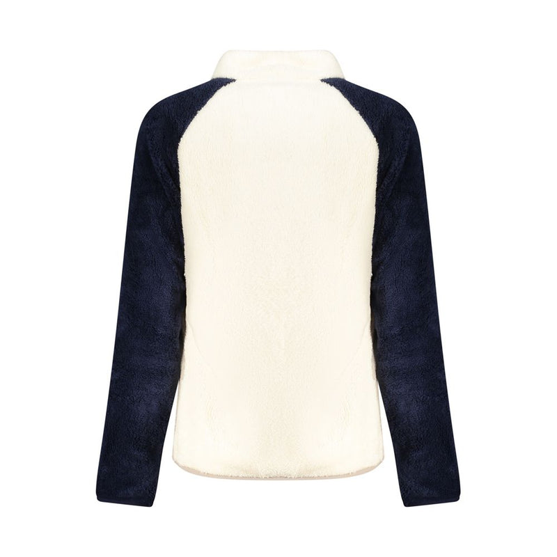 Sweatshirt en Polyester Blanc Norway 1963 avec Zip et Poches