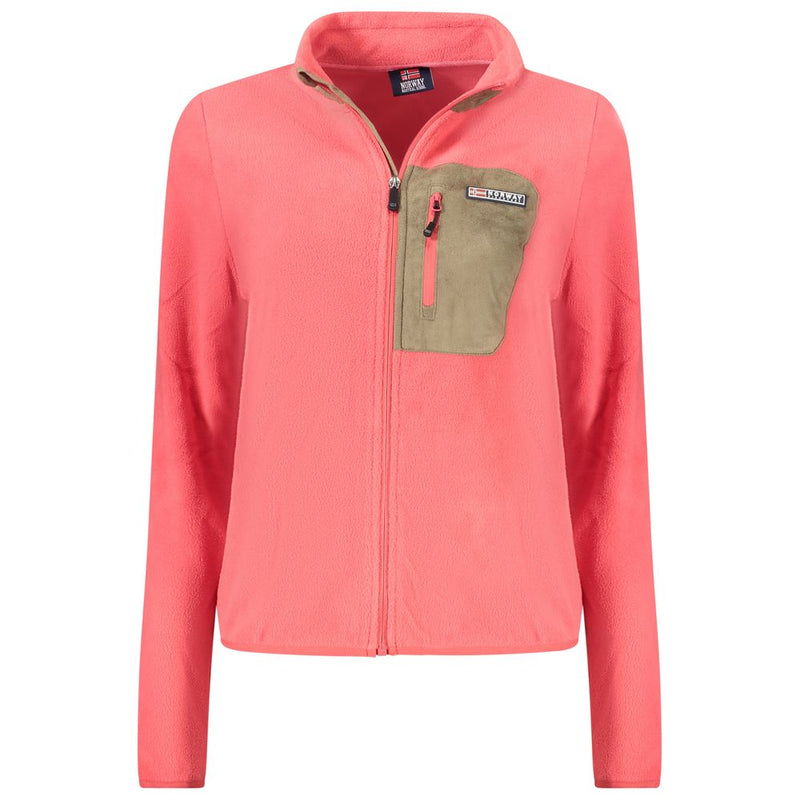 Norway 1963 Sweatshirt Rose en Polyester - Confort Élégant Pour Tous