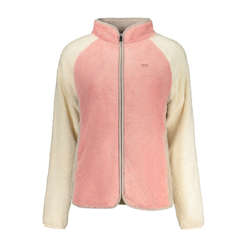 Sweatshirt en Polyester Rose Norway 1963 avec Poches et Zip