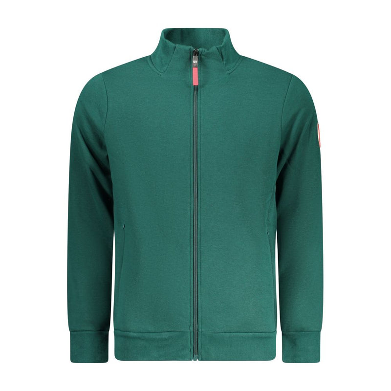 Norway 1963 Green Cotton Sweatshirt with Zip Pockets
