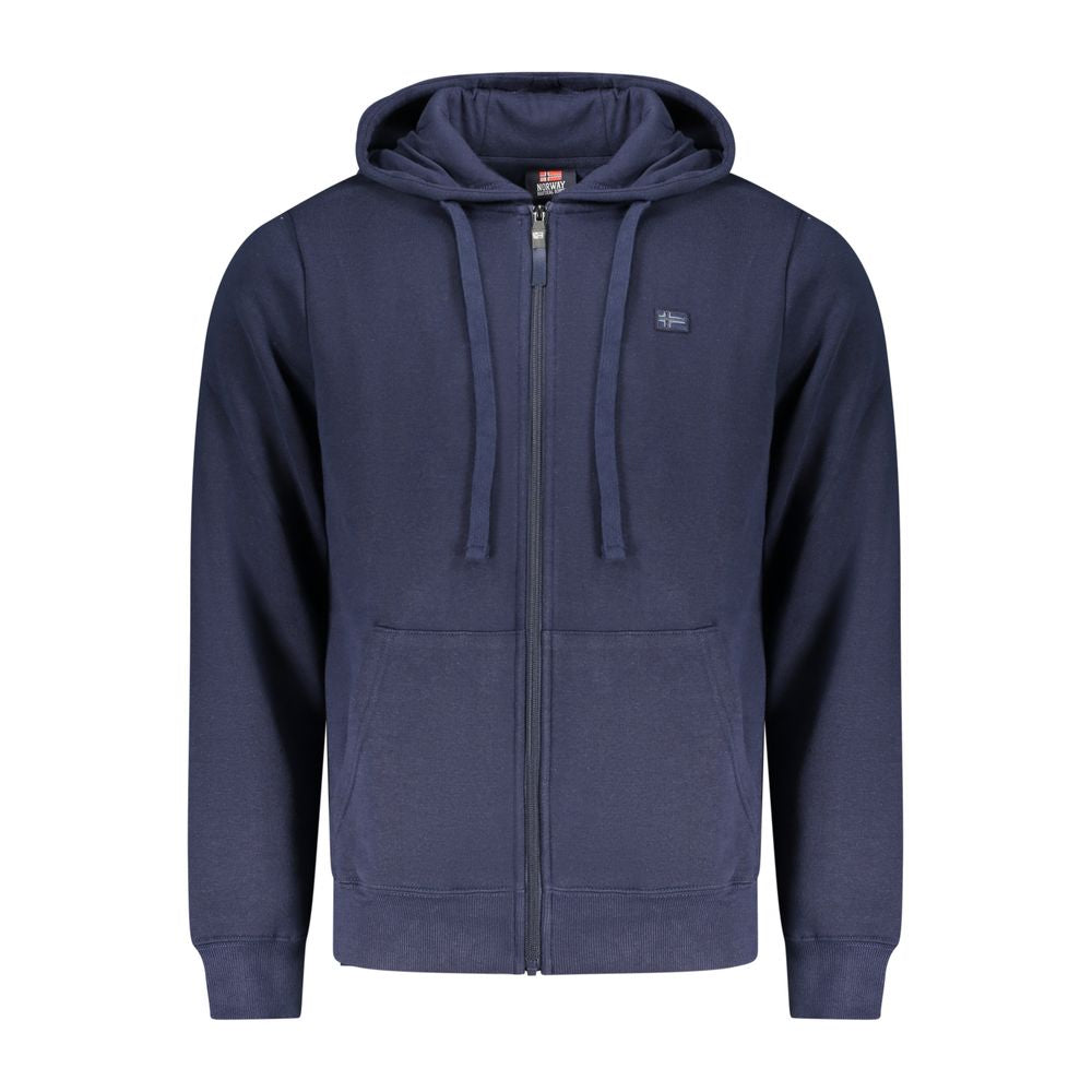 Sweat-shirt en coton bleu Norvège 1963
