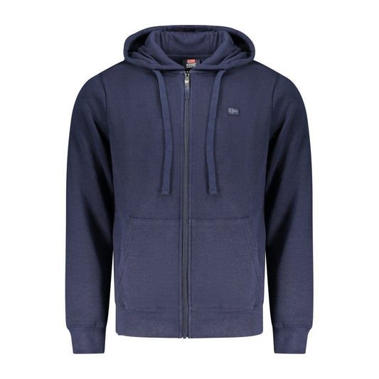Sweat-shirt en coton bleu Norvège 1963
