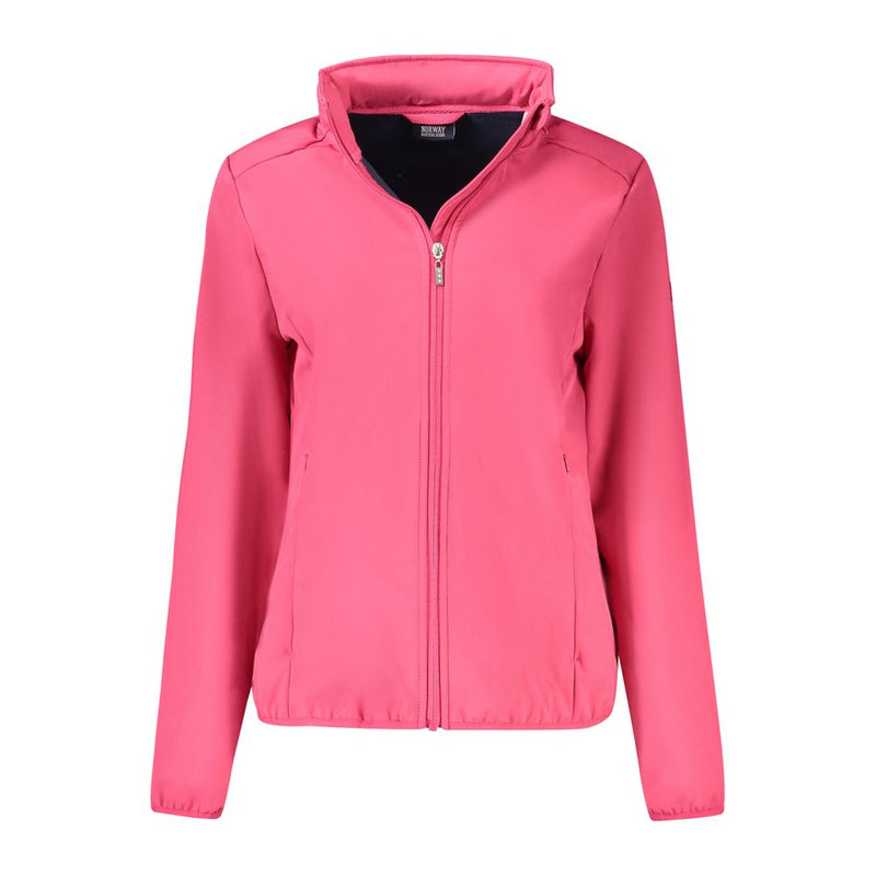 Veste en Polyester Rose Norway 1963 avec Capuche Amovible