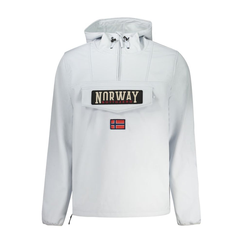 Norway 1963 Gray Soft Shell Jacket with Hood