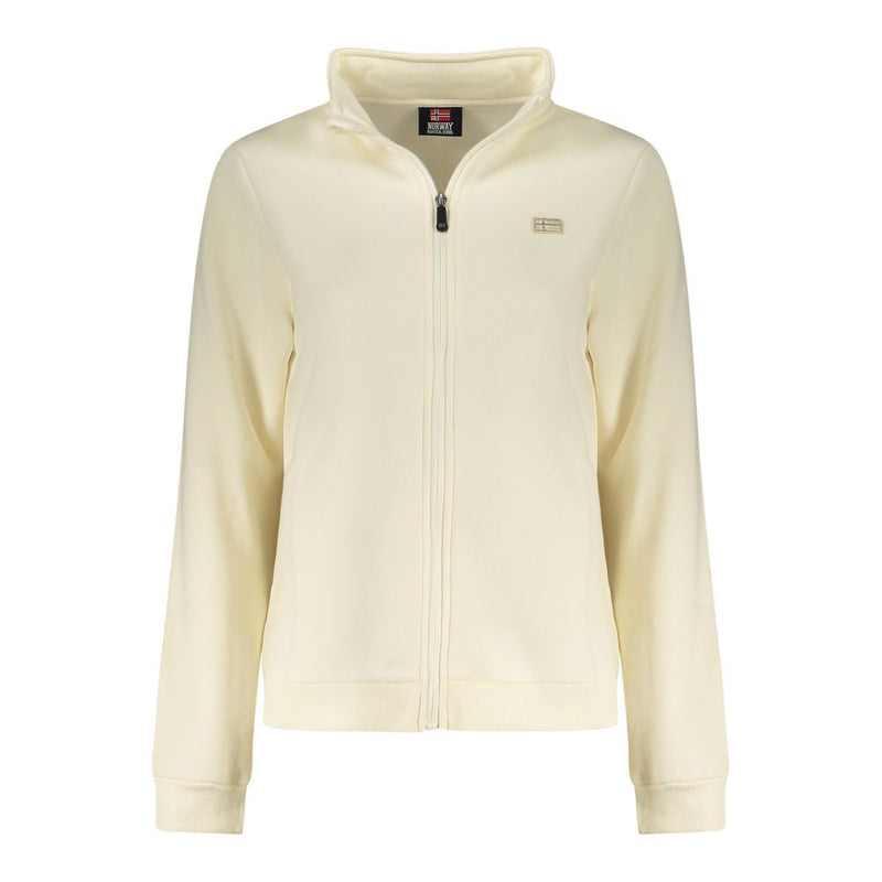 Norway 1963 Women's White Cotton Sweatshirt - Stylish Comfort