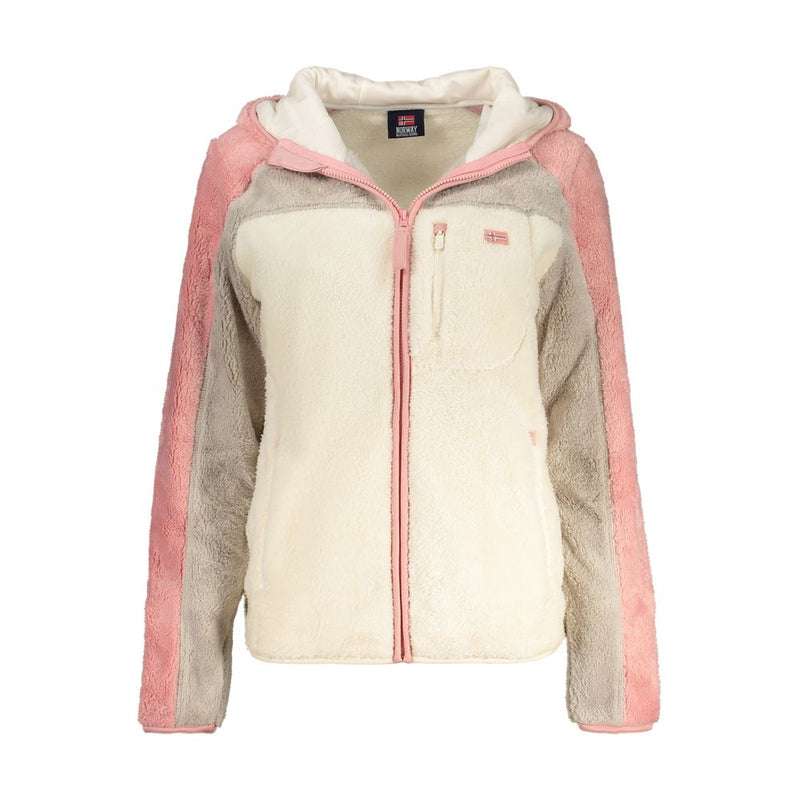 Norway 1963 Sweatshirt Blanc en Polyester avec Poches - XL