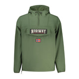Norway 1963 Veste Soft Shell Verte en Polyester avec Capuche