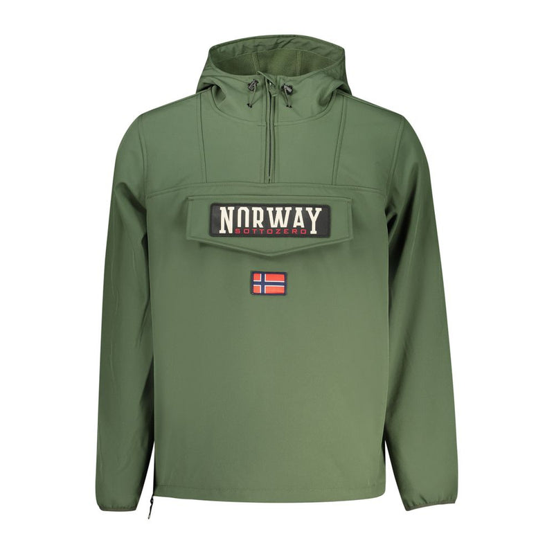 Norway 1963 Green Soft Shell Jacket with Hood