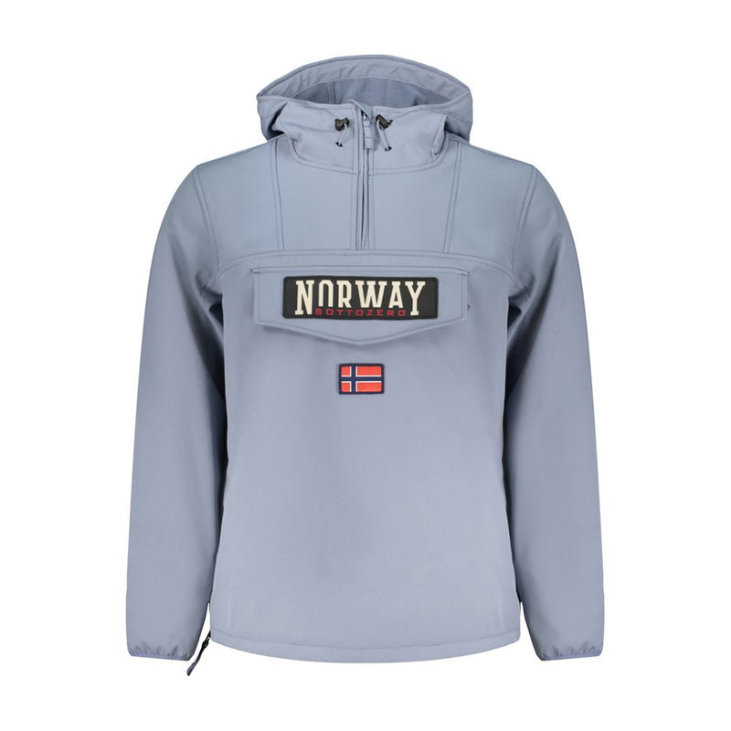 Norway 1963 Veste Soft Shell Bleue avec Capuche