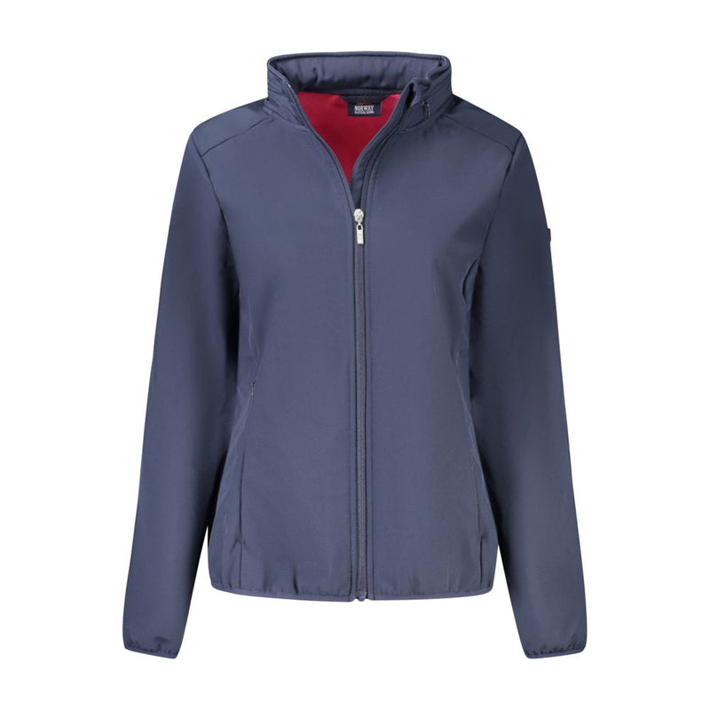 Norway 1963 Veste Soft Shell Bleue avec Capuche Amovible