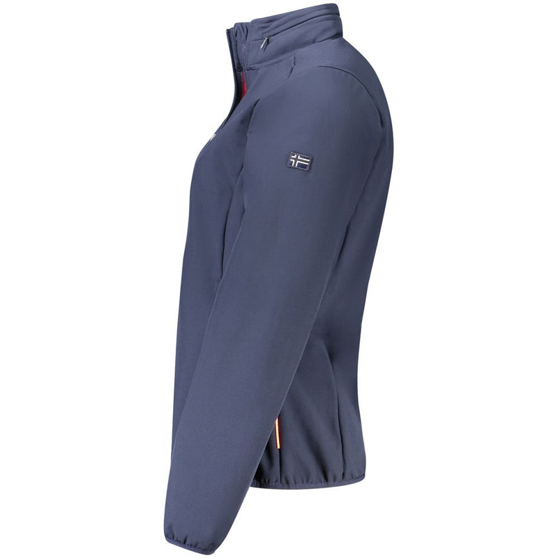 Norway 1963 Veste Soft Shell Bleue avec Capuche Amovible