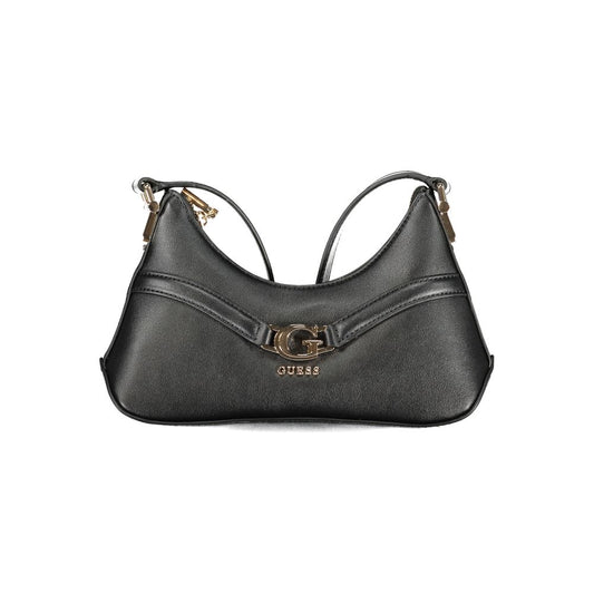 Sac à main en polyéthylène noir Guess Jeans DEA MINI