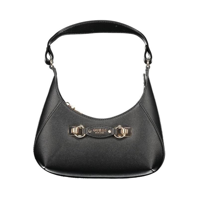 Guess Jeans Mimina Sac à Main Noir en Polyéthylène