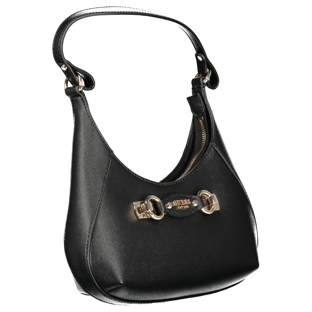 Guess Jeans Mimina Black Polyethylene Handbag - Stylish & Functional