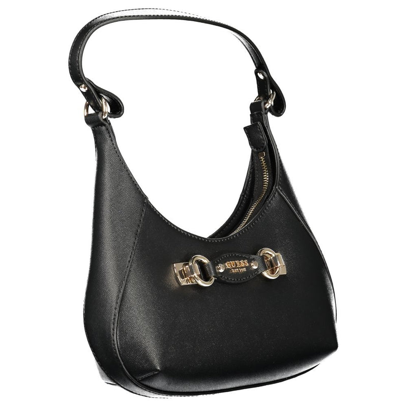 Guess Jeans Mimina Sac à Main Noir en Polyéthylène
