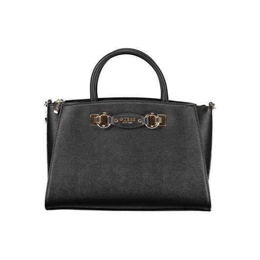 Guess Jeans Sac à main en polyéthylène noir Mimina