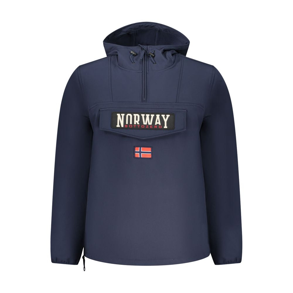 Norway 1963 Blue Soft Shell Jacket with Hood