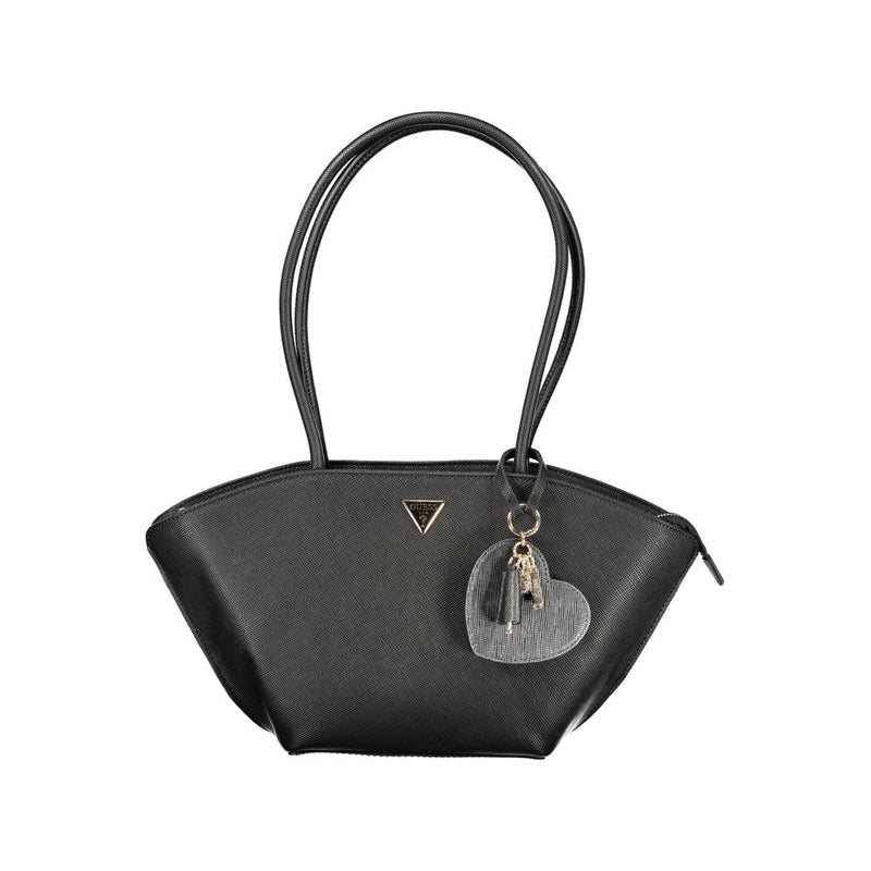 Guess Jeans Black Polyethylene Handbag - Bolena Model