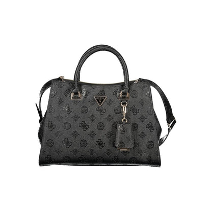 Guess Jeans Black Polyethylene Handbag