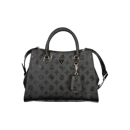 Sac à main Guess Jeans CRESIDIA II Noir en Polyéthylène