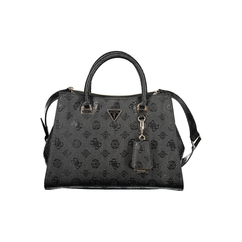 Guess Jeans CRESIDIA II Sac Noir avec Bandoulière Ajustable