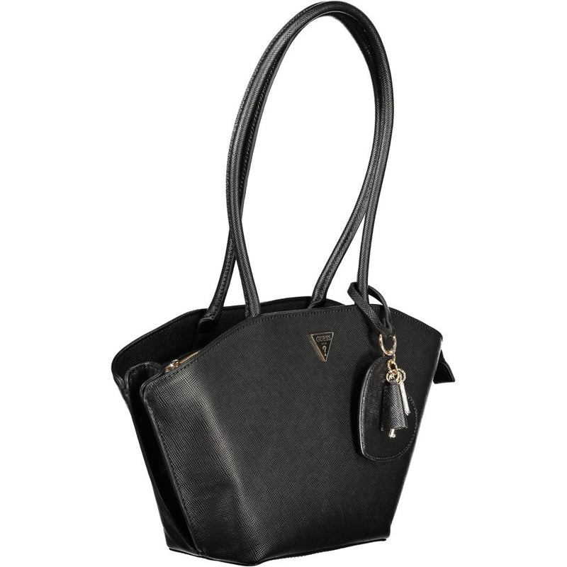Guess Jeans Black Polyethylene Handbag - Bolena Model