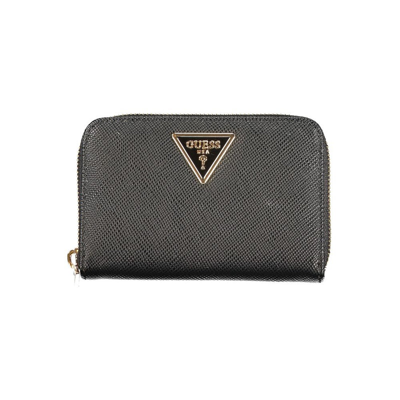 Guess Jeans Laurel II Black Polyethylene Wallet - Chic & Practical
