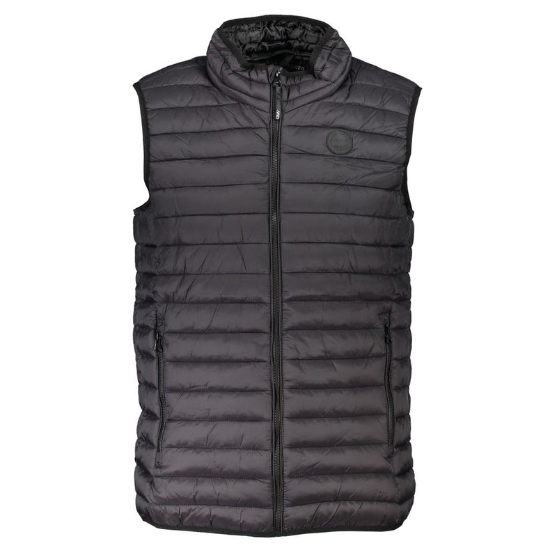 Gianmarco Venturi Veste Sans Manches Noire en Polyamide