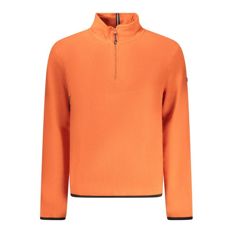 Norway 1963 Orange Polyester Men Sweater - Bold & Stylish