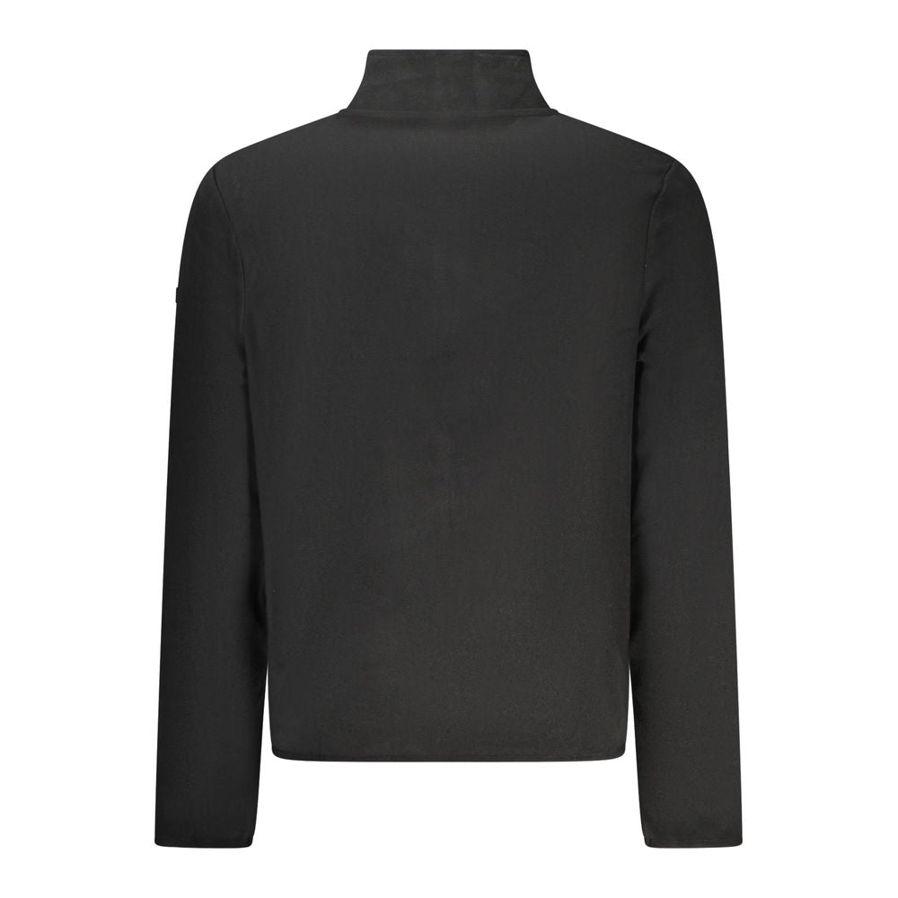 Norway 1963 Black Polyester Men Sweater - Stylish Half-Zip Design