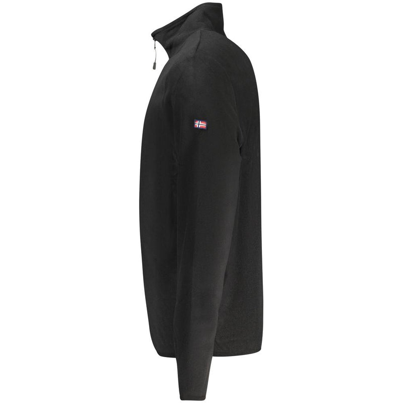 Noorwegen 1963 Zwarte Polyester Heren Trui