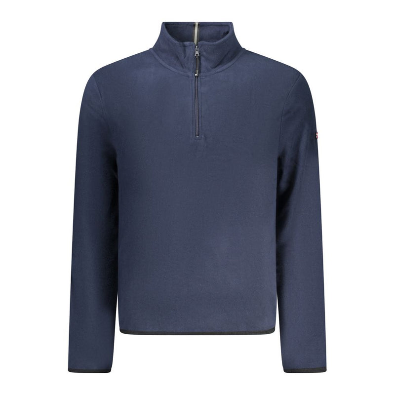 Norway 1963 Blue Polyester Men Sweater - Modern Style