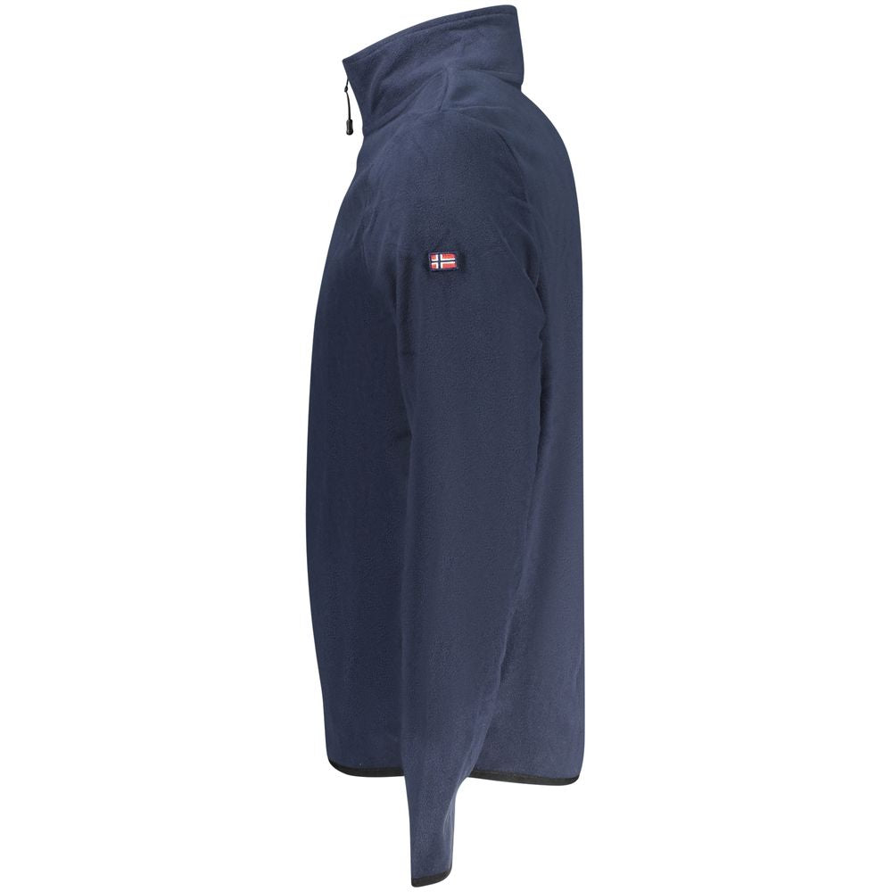 Norway 1963 Blue Polyester Men Sweater - Modern Style